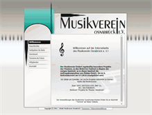 Tablet Screenshot of musikverein-osnabrueck.de